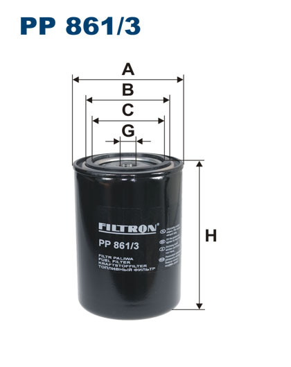 FILTRON PP 861/3 топливный фильтр