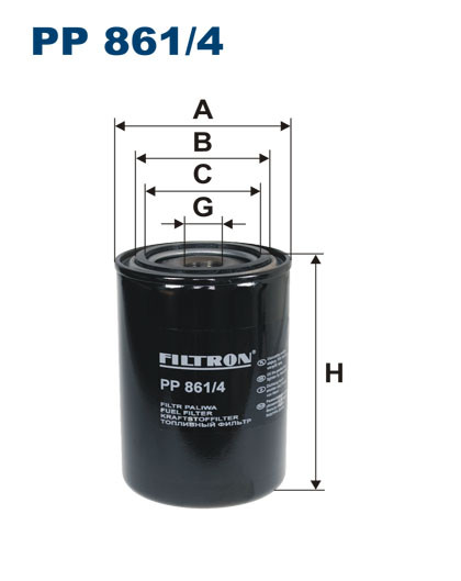 FILTRON PP 861/4 топливный фильтр