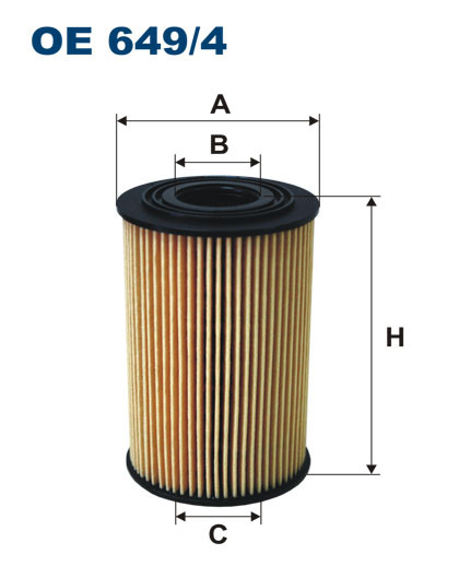 FILTRON OE 649/4 масляная вставка фильтр