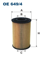 FILTRON OE 649/4 масляная вставка фильтр