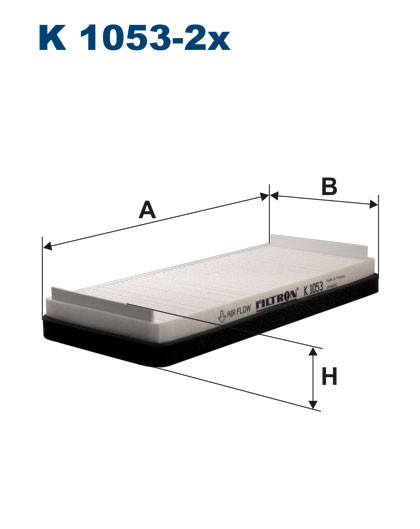 FILTRON K 1053-2x салонный фильтр