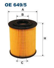 FILTRON OE 649/5 масляная вставка фильтр