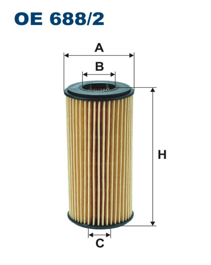 FILTRON OE 688/2 масляная вставка фильтр