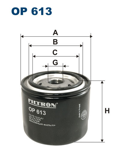 FILTRON OP 613 масляный фильтр