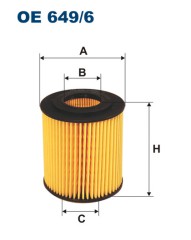 FILTRON OE 649/6 масляная вставка фильтр
