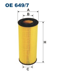 FILTRON OE 649/7 масляная вставка фильтр