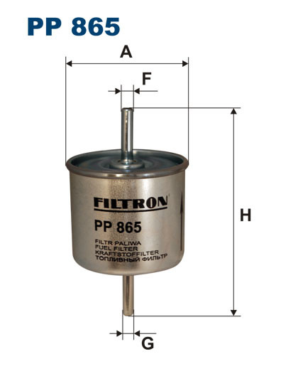 FILTRON PP 865 топливный фильтр