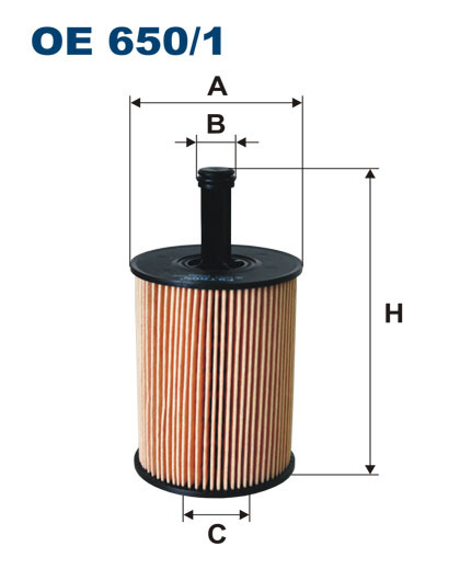 FILTRON OE 650/1 масляная вставка фильтр