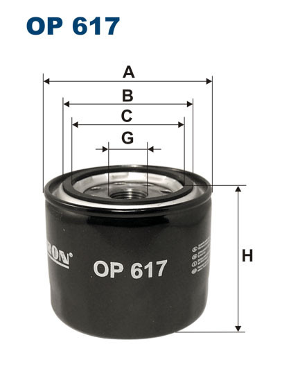 FILTRON OP 617 масляный фильтр