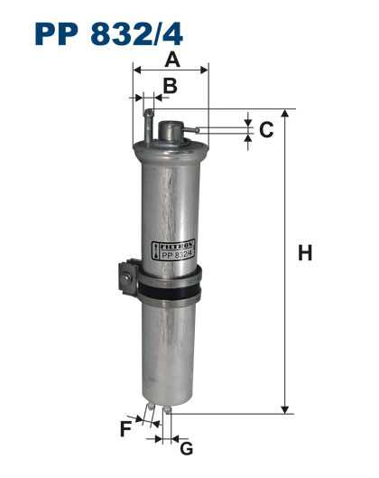 FILTRON PP 832/4 топливный фильтр