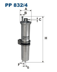 FILTRON PP 832/4 топливный фильтр