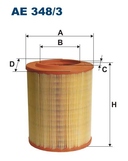 FILTRON AE 348/3 воздушный фильтр