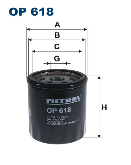 FILTRON OP 618 масляный фильтр