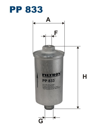 FILTRON PP 833 топливный фильтр