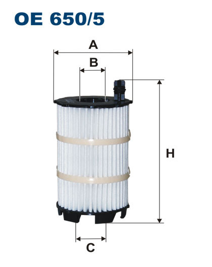 FILTRON OE 650/5 масляная вставка фильтр