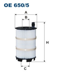 FILTRON OE 650/5 масляная вставка фильтр