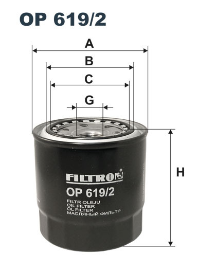 FILTRON OP 619/2 масляный фильтр