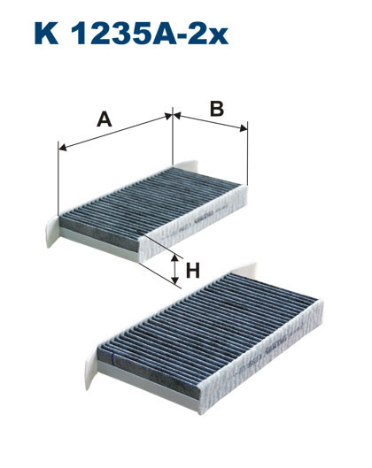 FILTRON K 1235A-2x салонный фильтр