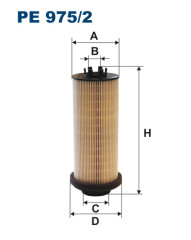 FILTRON PE 975/2 топливная вставка фильтр