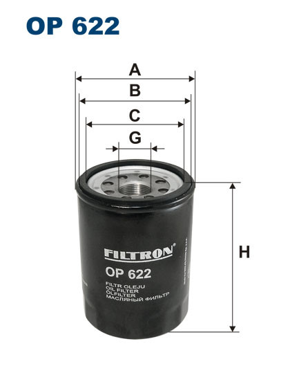 FILTRON OP 622 масляный фильтр