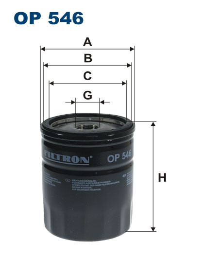 FILTRON OP 546 масляный фильтр