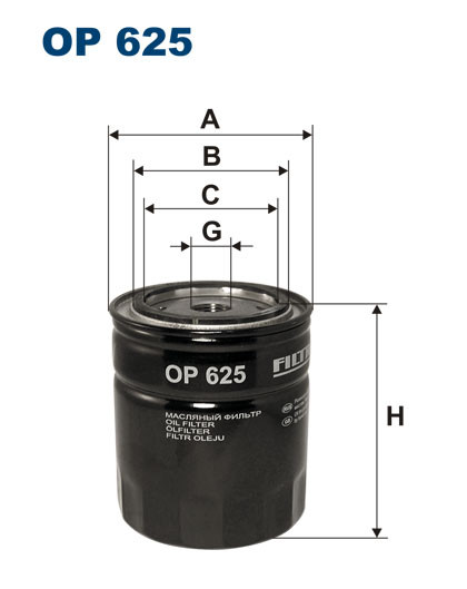 FILTRON OP 625 масляный фильтр