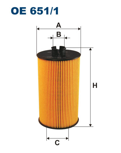 FILTRON OE 651/1 масляная вставка фильтр