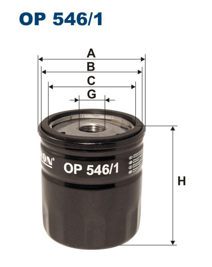 FILTRON OP 546/1 масляный фильтр