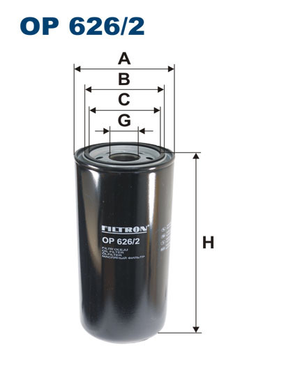 FILTRON OP 626/2 масляный фильтр