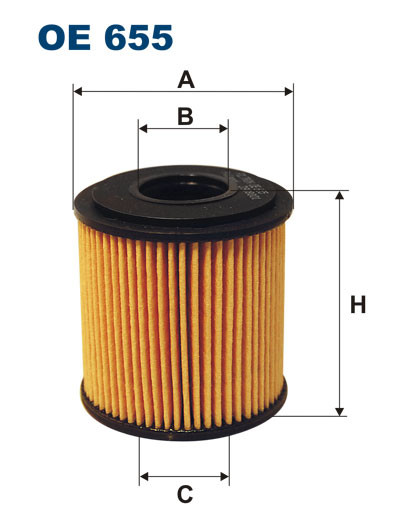 FILTRON OE 655 масляная вставка фильтр