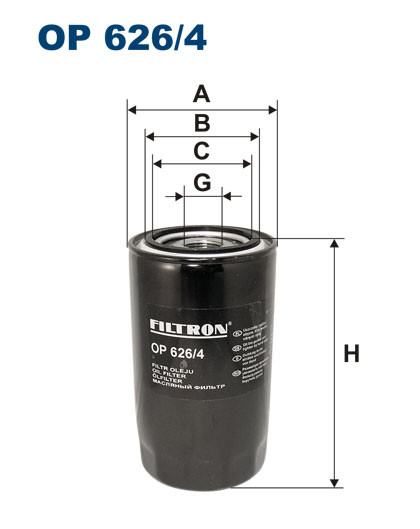 FILTRON OP 626/4 масляный фильтр