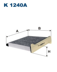 FILTRON K 1240A салонный фильтр