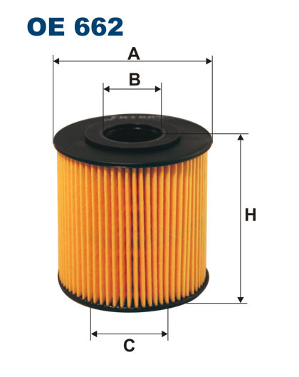 FILTRON OE 662 масляная вставка фильтр