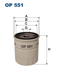 FILTRON OP 551 масляный фильтр