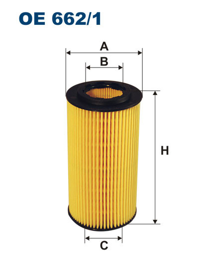 FILTRON OE 662/1 масляная вставка фильтр