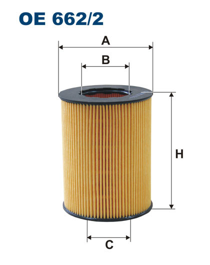 FILTRON OE 662/2 масляная вставка фильтр