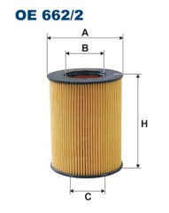 FILTRON OE 662/2 масляная вставка фильтр