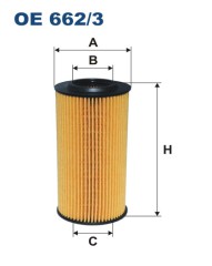 FILTRON OE 662/3 масляная вставка фильтр