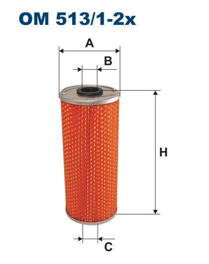 FILTRON OM 513/1-2x масляный фильтр