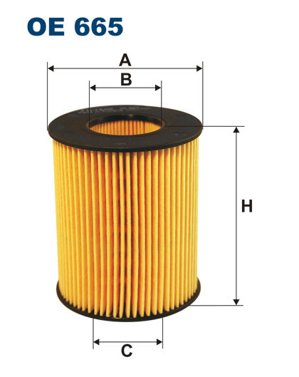 FILTRON OE 665 масляная вставка фильтр