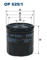 FILTRON OP 629/1 масляный фильтр