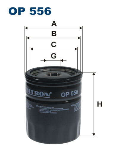 FILTRON OP 556 масляный фильтр