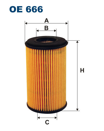 FILTRON OE 666 масляная вставка фильтр