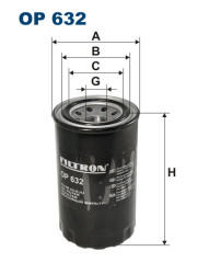 FILTRON OP 632 масляный фильтр
