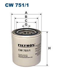 FILTRON CW 751/1 фильтр системы охлаждения антифриза 