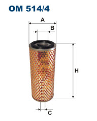 FILTRON OM 514/4 масляный фильтр