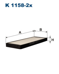 FILTRON K 1158-2x салонный фильтр