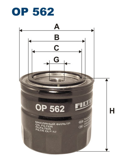 FILTRON OP 562 масляный фильтр