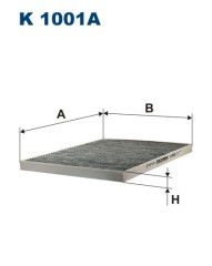 FILTRON K 1001A салонный фильтр