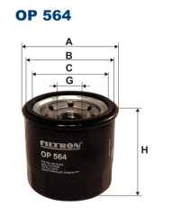 FILTRON OP 564 масляный фильтр